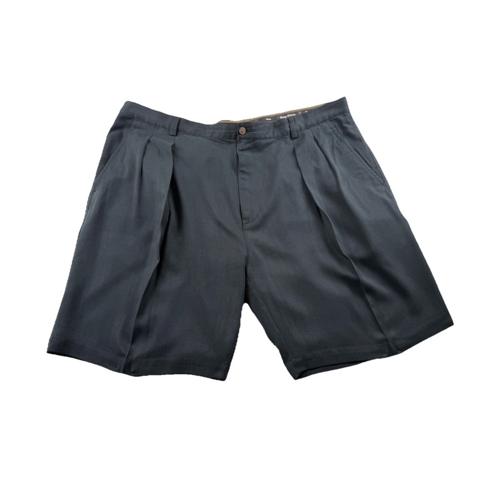 Tommy Bahama Silk Grey Pleated Shorts Men's Size 42